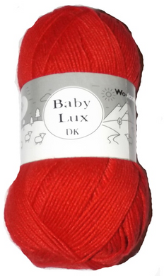 *Woolcraft Baby Lux Dk   Red  70367