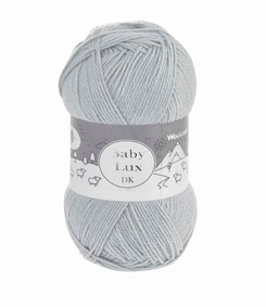 *Woolcraft Baby Lux Dk   Silver 79030