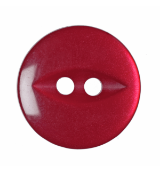 Fish Eye Button: 14mm: Dark Pink/Red G033922\07.