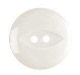 Fish Eye Button: 19mm: Solid white G033930\101