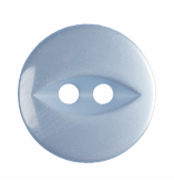 Fish Eye Button: 11mm: Light Blue G033918\15.