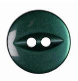 Fish Eye Button: 11mm: Dark Green G033918\26.
