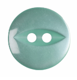 Fish Eye Button: 14mm: Turquoise G033922\35.