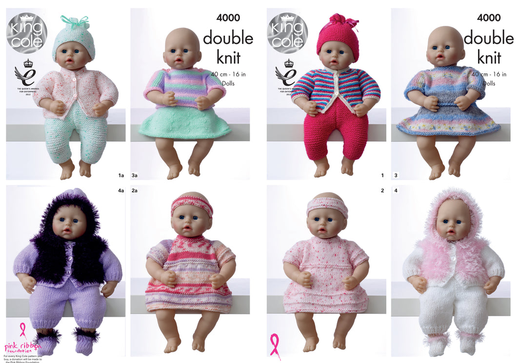 *Pattern  4000 doll king cole