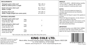 *Pattern   5022 DK   King Cole