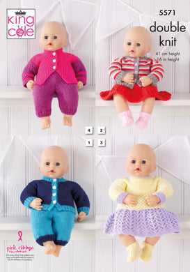 *Pattern 5571 dolls King cole