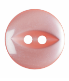 Fish Eye Button: 14mm: Coral G033922\7.