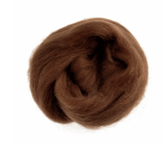 Natural Wool Roving: 10g: Melange Blue Code: FW10.018