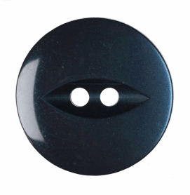 Polyester Fish Eye Button: 19mm: Navy Code: G033930\19.