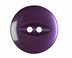 Polyester Fish Eye Button: 19mm: Purple Code: G033930\14.