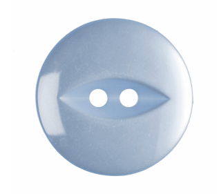 Polyester Fish Eye Button: 19mm: Light Blue Code: G033930\15.