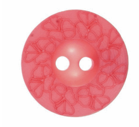 Flower Button: Debossed: 18mm: Light Pink Code: G439728\6
