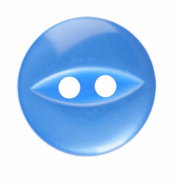 Polyester Fish Eye Button: 11mm: Royal Blue Code: G033918\90.