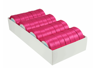 Hot pink 15m x 20mm reel satin ribbon  TSAT20\175.