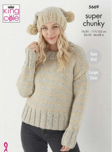 *Pattern  5669  Super Chunky  King Cole