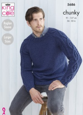 *Pattern  5686 Chunky  King Cole