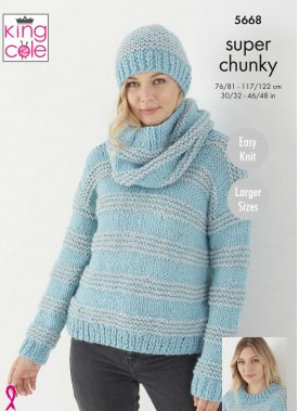 *Pattern  5668  Super Chunky  King Cole