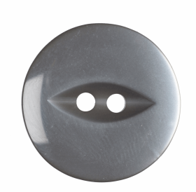 Polyester Fish Eye Button: 19mm: Grey Code: G033930\31.