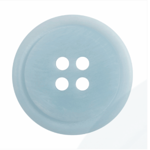 Ombre Rimmed Button: 4 Hole: 20mm: Light Blue Code: G454820\15.