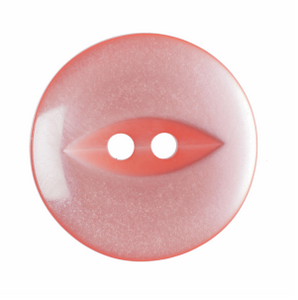 Polyester Fish Eye Button: 19mm: Coral Code: G033930\7