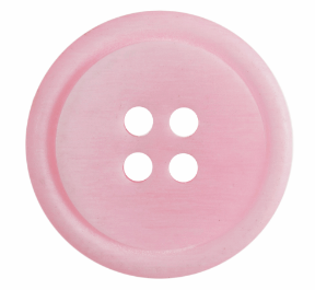 Ombre Rimmed Button: 4 Hole: 20mm: Light Pink Code: G454820\6.