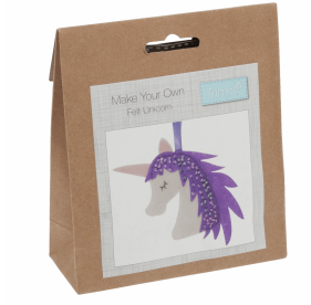 Make your own felt decoration   Unicorn  GCK036