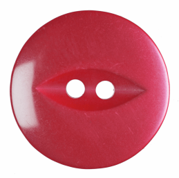 Polyester Fish Eye Button: 19mm: Red Code: G033930\8.