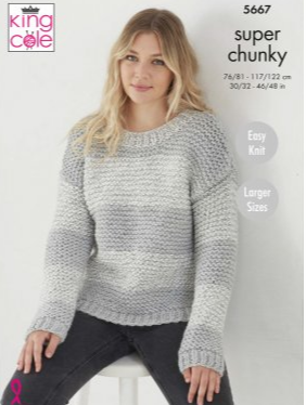 *Pattern  5667  Super Chunky  King Cole