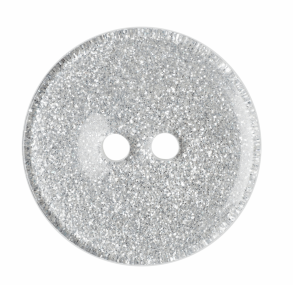 Glitter Round Button: 32 Lignes /20mm: Silver Code: G445232\80.