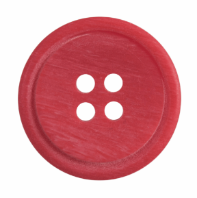 Ombre Rimmed Button: 4 Hole: 20mm: Red Code: G454820\8.