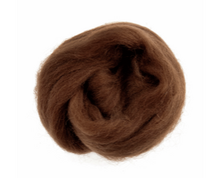 Natural Wool Roving: 10g: Fudge Code: FW10.004.