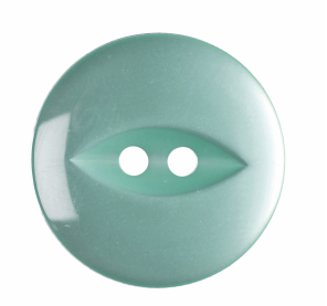 Polyester Fish Eye Button: 19mm: Turquoise Code: G033930\35.