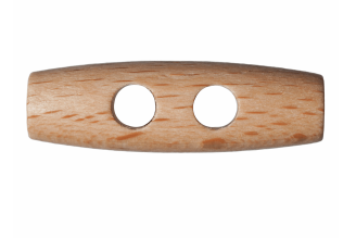 Toggle: Wooden: 2-Hole: 40mm Code: G203740.