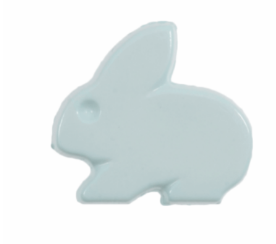 Bunny Button: Shank: 17mm: Light Blue Code: G458217\15.