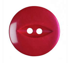Polyester Fish Eye Button: 19mm: Dark Pink/Red Code: G033930\07.