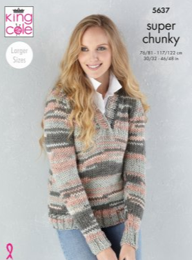 *Pattern   5637  Super Chunky  King Cole