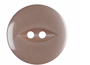 Polyester Fish Eye Button: 19mm: Beige Code: G033930\27.
