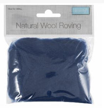 Load image into Gallery viewer, Natural Wool Roving 10g Sapphire 314.