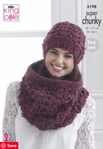 *Pattern 5198  Super Chunky King Cole