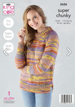Load image into Gallery viewer, *Pattern  5636   Super Chunky  King Cole