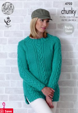 *Pattern 4702 Chunky  King Cole
