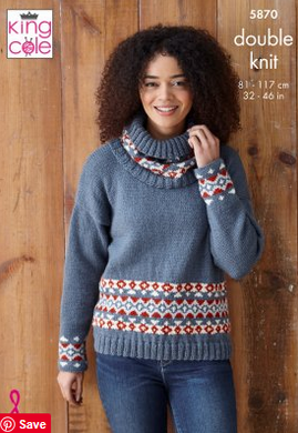 *Pattern 5870 DK  King Cole