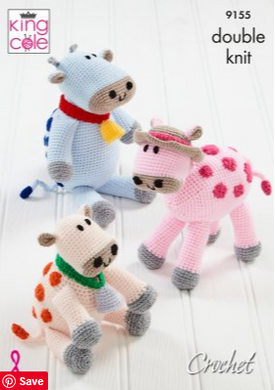 *Pattern  9155  Crochet  King Cole