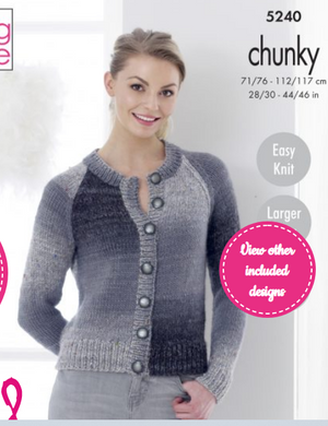 *Pattern  5240  Chunky  King Cole
