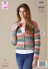 Load image into Gallery viewer, *Pattern 5806 Aran  King Cole