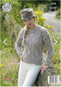 *Pattern  4709   Super Chunky  King Cole