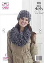 Load image into Gallery viewer, *Pattern  5196   Super Chunky  King Cole