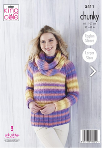 *Pattern 5411 Chunky  King Cole