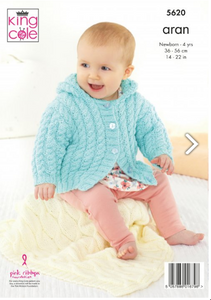 *Pattern 5620 Aran  King Cole