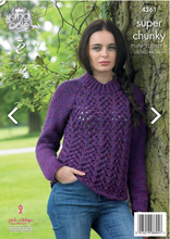 Load image into Gallery viewer, *Pattern 4361  Super Chunky  King Cole